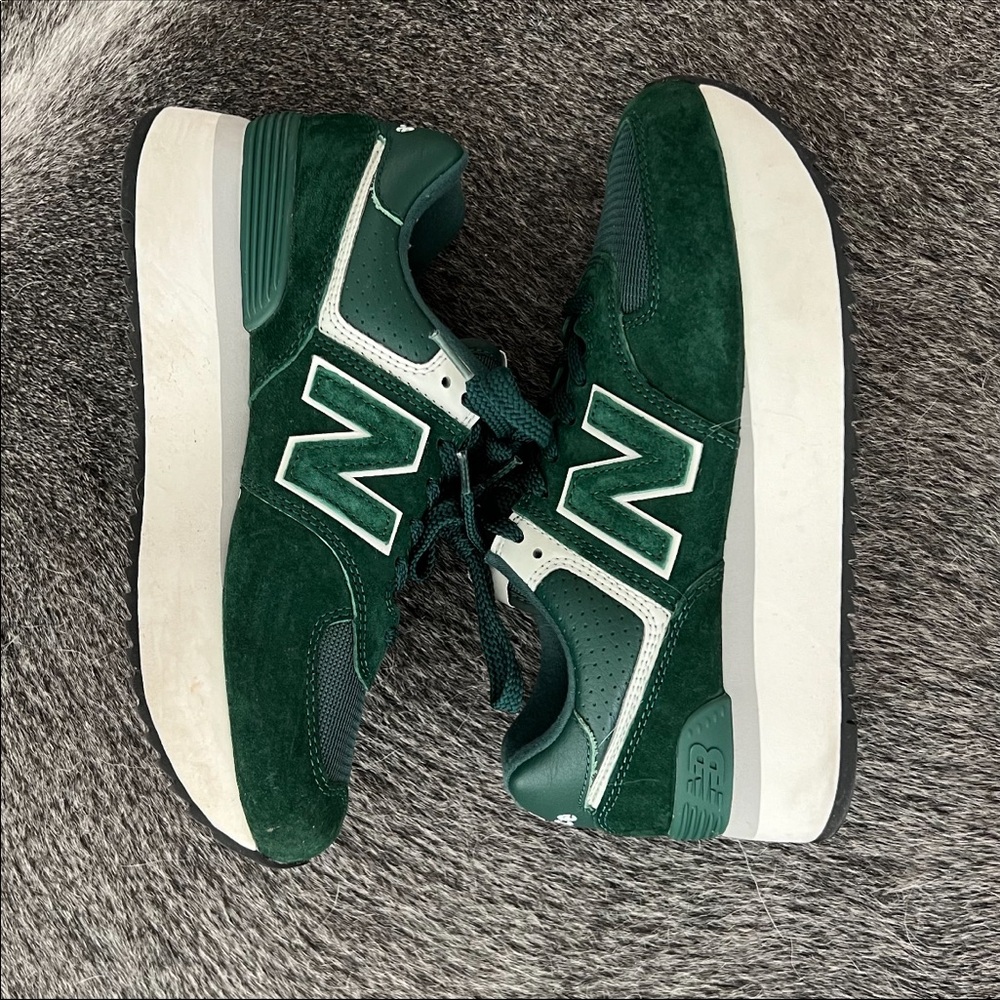 Platform green new balances